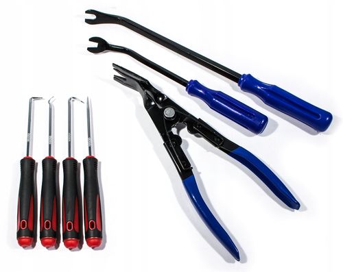 ŚCIĄGACZE KLUCZE NARZĘDZIA DO DEMONTAŻU TAPICERKI na Arena.pl