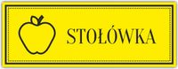Tabliczka nierdzewana grawer STOŁÓWKA