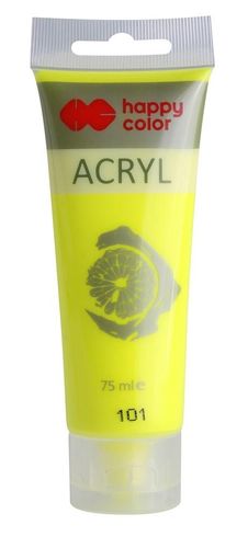 farba akrylowa 75 ml żółty fluo(101) 9648 na Arena.pl