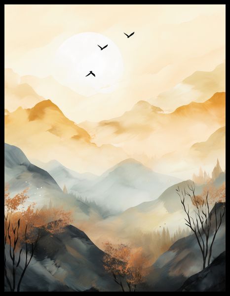 Plakat 50x65cm Zorza Świtania zdjęcie 2