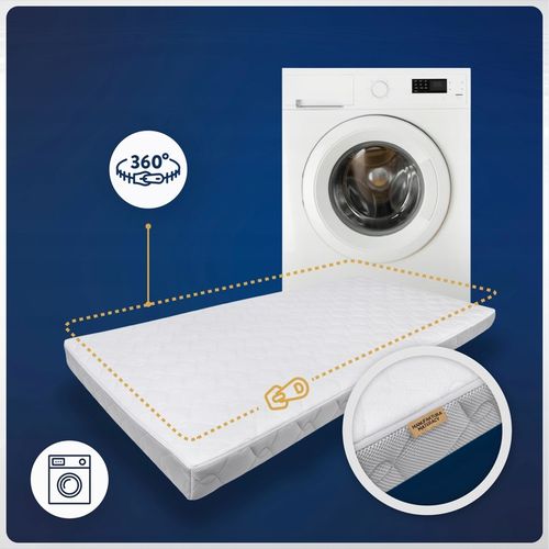 Materac 90x180 ANTYALERGICZNY dziecięcy piankowy TWARDY 180x90 dla dziecka na Arena.pl