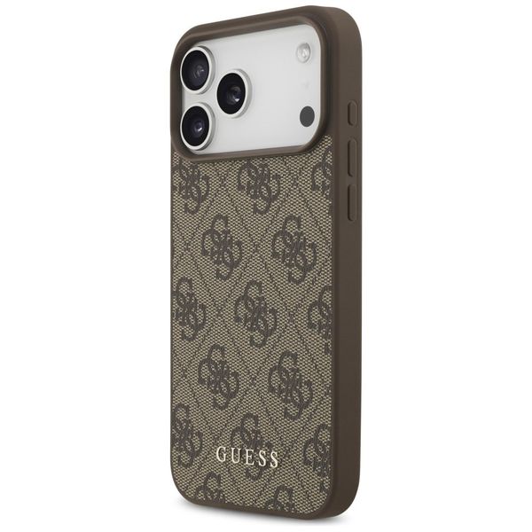 Etui Guess 4G Classic do iPhone 17 Pro Max brązowy zdjęcie 2