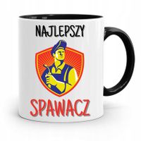 Kubek Czarny Dla Spawacza Najlepszy Spawacz Z Nadrukiem Ze Zdjęciem