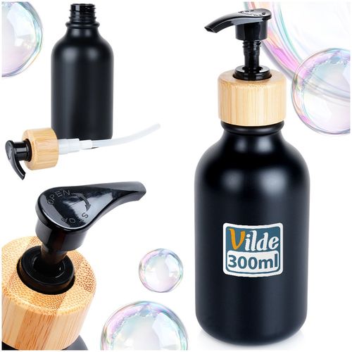 Dozownik do mydła czarny 300 ml na Arena.pl