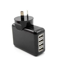 ŁADOWARKA SIECIOWA 4x USB 2.1A TABLETY TELEFONY