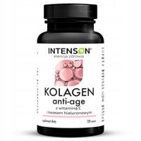 Kolagen Anti-Age + Hialuron + Witamina C 120 tabletek Intenson
