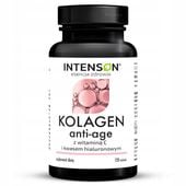 Kolagen Anti-Age + Hialuron + Witamina C 120 tabletek Intenson