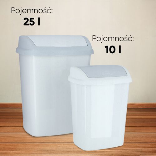 Curver Kosz Na Śmieci Uchylny 25 L Granitowy na Arena.pl