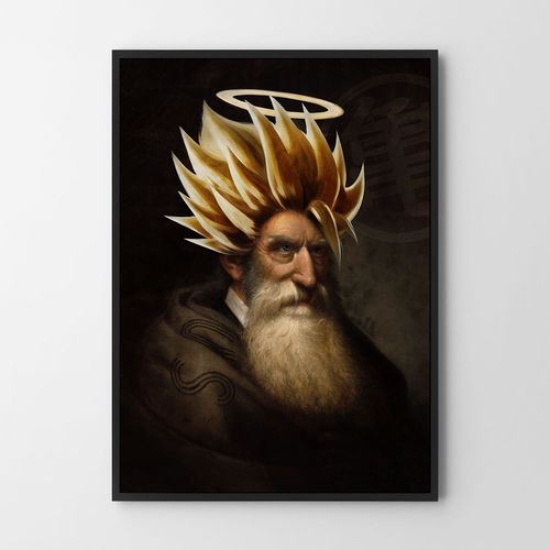 Plakat dragon ball super saiyan 30x40 cm na Arena.pl
