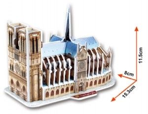 PUZZLE 3D KATEDRA NOTRE DAME na Arena.pl