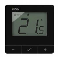 ENGO E25B-230V internetowy regulator temperatury natynkowy 230V czarny 713