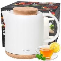 Czajnik elektryczny Bezprzewodowy Ceramiczny 1200W Podstawa Obrotowa 360°