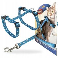 SZELKI BEZUCISKOWE REGULOWANE DLA KOTA + SMYCZ TRIXIE Różne kolory