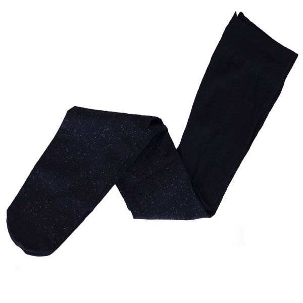 Rajstopy z microfibry 40 DEN czarne z brokatem 140-146 zdjęcie 2