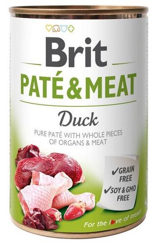 Brit Pate & Meat Dog Duck puszka 800g na Arena.pl