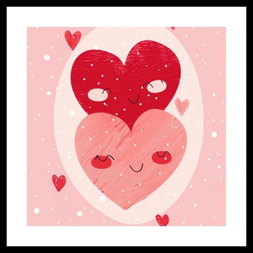 Plakat 30x30cm Ciepło Serca na Arena.pl