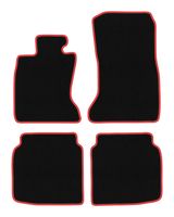 Dywaniki welurowe CARLUX-RED BMW 7 F02 2008-2015, czarne
