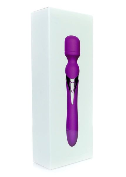 Stymulator-Silicone Dual Massager Usb 7+7 Function Purple zdjęcie 12