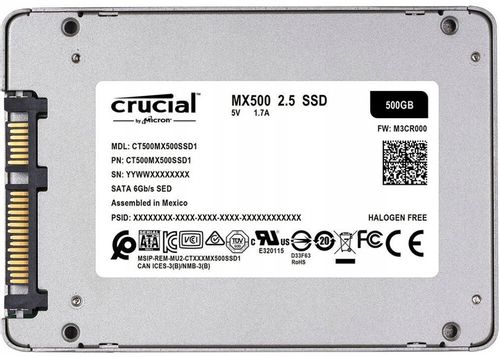 Dysk CRUCIAL MX500 500GB SSD na Arena.pl