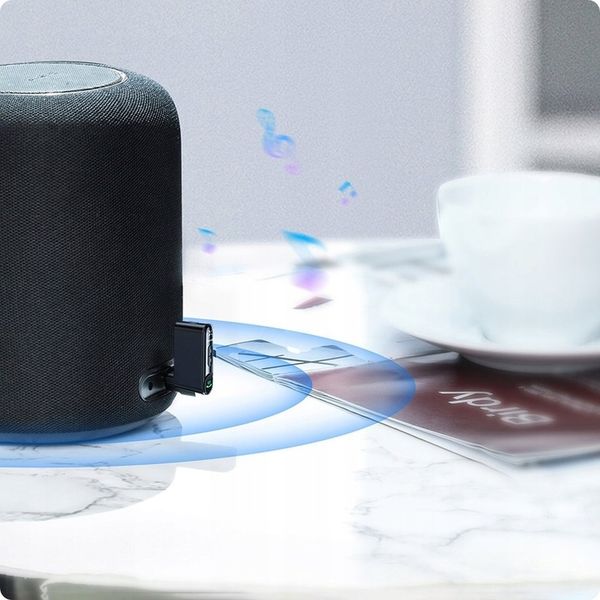 Baseus Transmiter Odbiornik Audio AUX Bluetooth 5.0 do auta zdjęcie 5