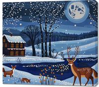 Obraz 100x90cm Przyszła Zima