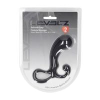 masażer prostaty silikonowy levelz m czarny 13 cm