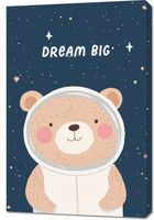Obraz 60x90cm Wzory dla Dzieci, Dziewczynki i Chłopca - Astromiś