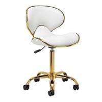 Taboret kosmetyczny Gabbiano Q-4599G biały