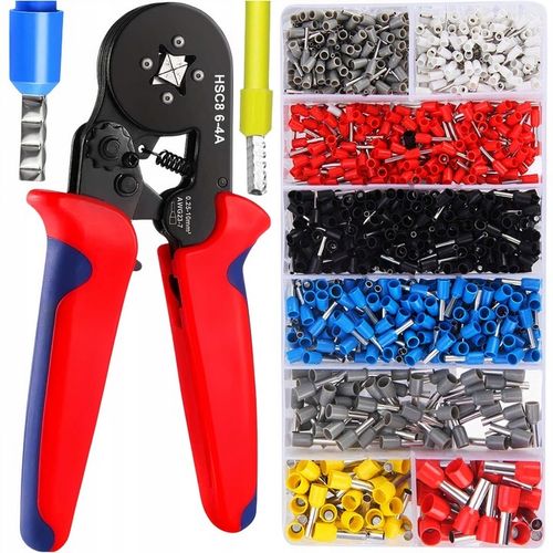 ZACISKARKA DO KONEKTORÓW DO TULEJEK PRASA PRASKA SZCZYPCE + 1200 TULEJEK na Arena.pl