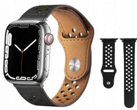 PASEK SKÓRZANY DO APPLE WATCH 1 2 3 4 5 6 7 8 9 SE 42/44/45/49MM