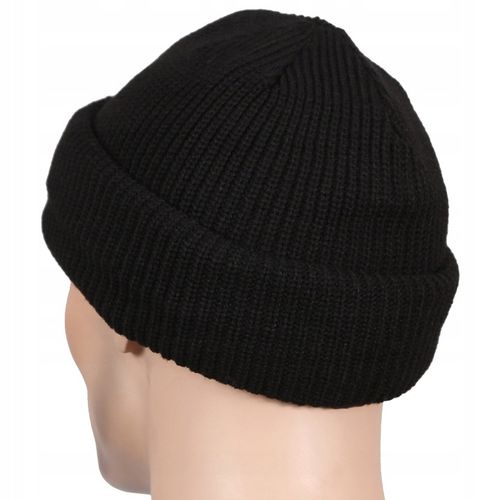 CZAPKA ZIMOWA WOJSKOWA MIL-TEC OCIEPLINA 3M THINSULATE CIEPŁA CZARNA na Arena.pl