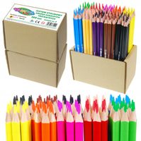 Zestaw stolikowy kredek trójkątnych szkolnych 120 szt Nr 1 Colorino