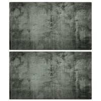 Deski do krojenia 2 szt., szkło hartowane z motywem betonu