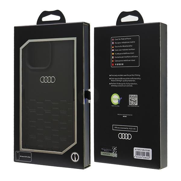 Etui Audi do iPhone 16 Pro Max, Czarny zdjęcie 7