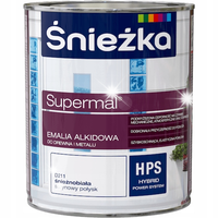 ŚNIEŻKA SUPERMAL EMALIA BIAŁA SATYNOWA D211 0.75L
