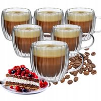 Szklanki do kawy i herbaty Ecarla 250 ml 6 szt.