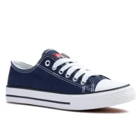 Trampki tenisówki klasyczne niskie sportowe wygodne granat Axim