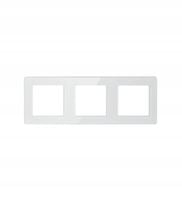 Potrójna ramka biała szkło seria RM PSMART