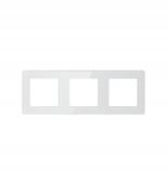 Potrójna ramka biała szkło seria RM PSMART