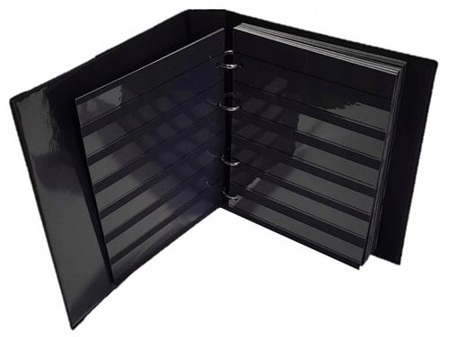 ALBUM KLASER NA ZNACZKI A5 10 STRON UNIWERSALNY CZERWONY - MM-Kolekcje na Arena.pl