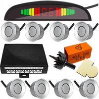 8x CZUJNIKI PARKOWANIA COFANIA WYŚWIETLACZ ZESTAW