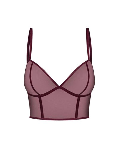 półgorset gwen burgundy l promees na Arena.pl