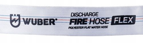 WĄŻ STRAŻACKI DO POMPY BIAŁY FAST-FIX MOCNY DŁUGI DO WODY SZAMBA 1" 20M na Arena.pl