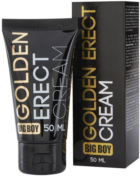 Krem Wspomagający Erekcję Dla Mężczyzn - Big Boy Golden Erect Cream zdjęcie 1