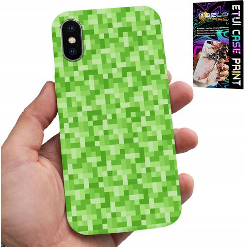 ETUI DO IPHONE X / XS - WZORY Z GIER Z GRY PIKSEL PIKSELE PLECKI na Arena.pl