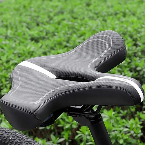 WYGODNE SIODEŁKO ROWEROWE DUŻE SZEROKIE MIĘKKIE SIODŁO NA ROWER MIEJSKI MTB na Arena.pl