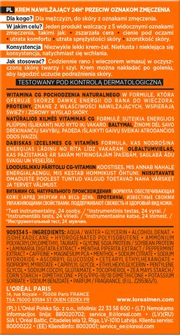 Loreal Men Expert Hydra Energetic Krem Do Twarzy Dla Mężczyzn 5Działań 50ml na Arena.pl