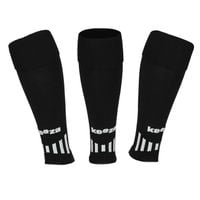 Getry piłkarskie bez stopy czarne| KEEZA