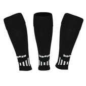 Getry piłkarskie bez stopy czarne| KEEZA