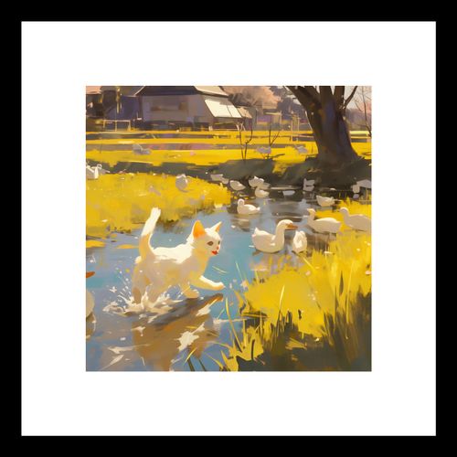 Plakat 20x20cm Słońce na Wsi na Arena.pl